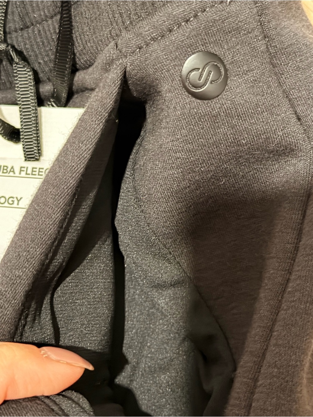Calia scuba soft fleece cinch jogger size M - black - Picture 3 of 6